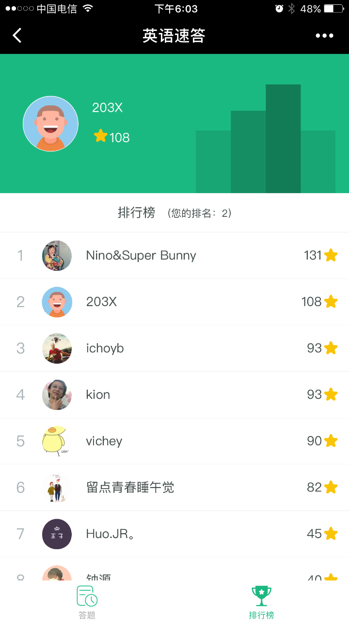 英語速答